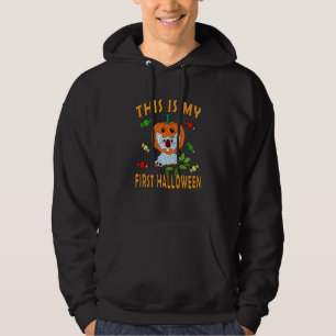 Kids This Is My First Halloween Baby Koala Bear Pu Hoodie