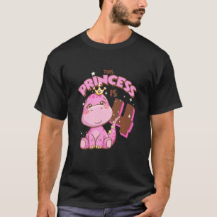 Kids This Princess Is 4 Girls 4th Birthday Pink Di T-Shirt
