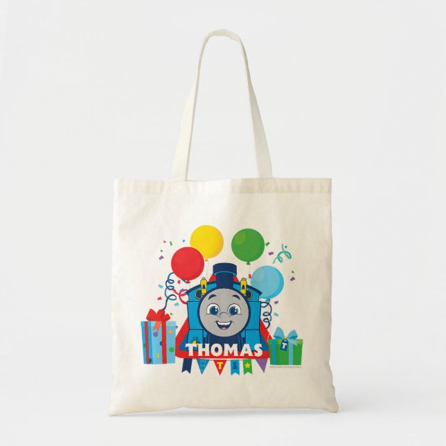 Kids Thomas & Friends - Birthday Balloons  Tote Bag (Front)