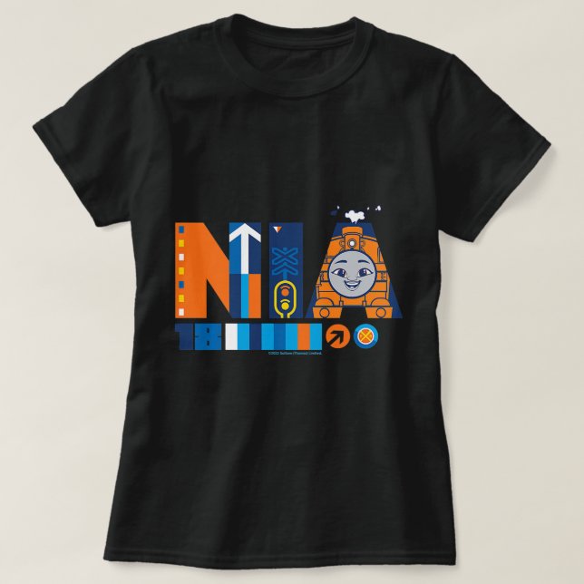 Kids Thomas & Friends - Nia Premium  T-Shirt (Design Front)