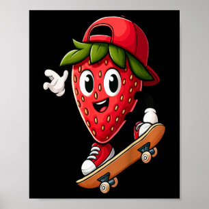 Kids Thrill Of Board Skateboarding Adventure  Poster