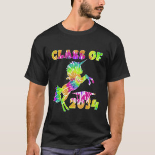 Kids Tie Dye Unicorn Preschool Graduation Class Of T-Shirt