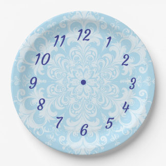 Kids Time-Telling Paper Plates – Educational Clock