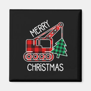 Kids Toddler Christmas Truck Boy Xmas Excavator Pl Magnet