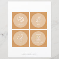 Kids Toddler Daily Routine Cards Visual Schedule 2