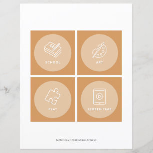 Kids Toddler Daily Routine Cards Visual Schedule 2