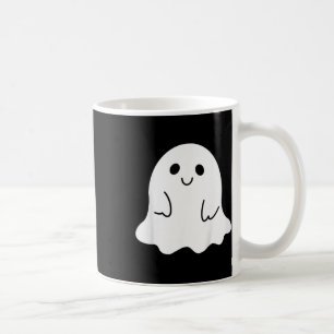 Kids Toddler Halloween Boo Ghost With A Bow Girls Coffee Mug