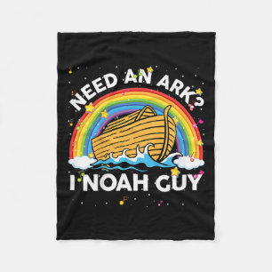 Kids Toddler Kid Need Ark I Noah Guy Christian Eas Fleece Blanket
