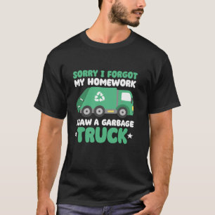 Kids Toddler Recycling Trash Garbage Truck Boy T S T-Shirt