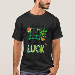 Kids Toddler St Patricks Day Construction Truck Lo T-Shirt