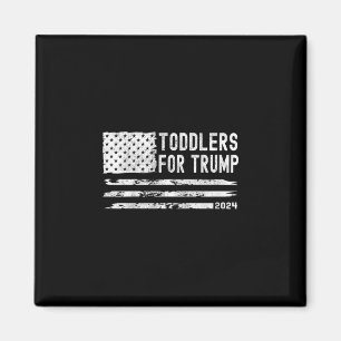 Kids Toddlers For Trump Election Kids For Trump  Magnet