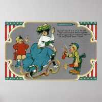 Kids Tormenting Woman with Fireworks