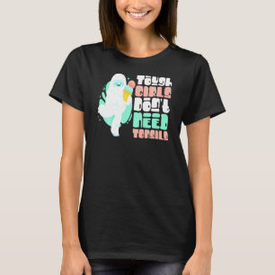 Kids Tough Girls Dont Need Tonsils Yeti Recovery T-Shirt