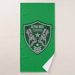Kids Toy Dart Gun Battle Bath Towel