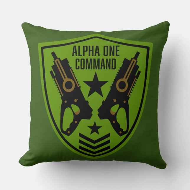 Kids Toy Dart Gun Battle Cushion (Front)