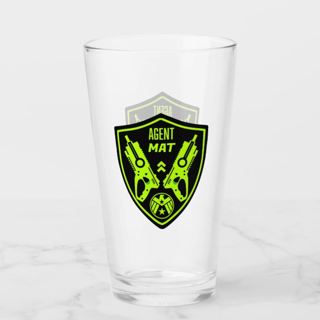 Kids Toy Dart Gun Battle Glass (Front)