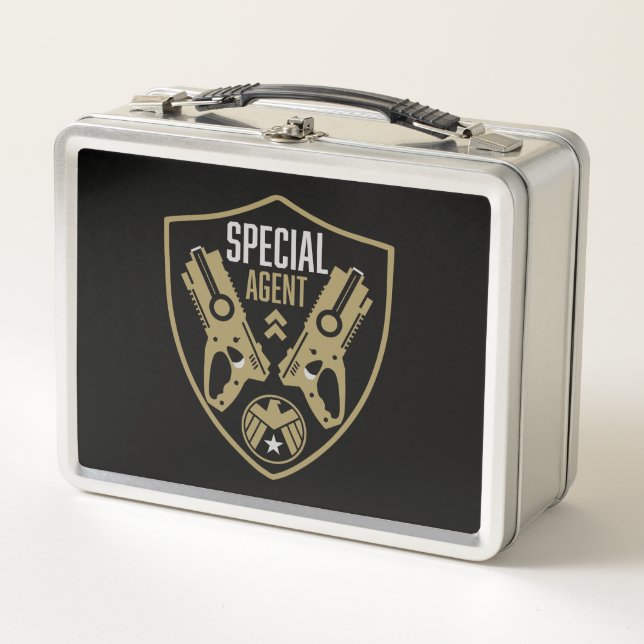 Kids Toy Dart Gun Battle Metal Lunch Box (Front)