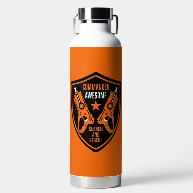 Kids Toy Dart Gun Battle Water Bottle (Front)