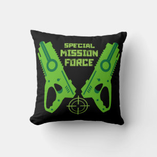 Kids Toy Gun Battle Christmas And Birthday Cushion
