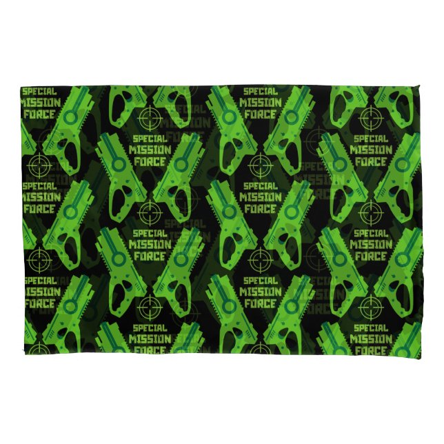 Kids Toy Gun Battle Christmas And Birthday Pillowcase (Front-Left)