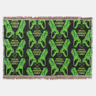 Kids Toy Gun Battle Christmas And Birthday Throw Blanket