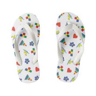 Kids toys patterned. kid's thongs