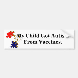 Kids-Toys-Puzzle_Pieces_1, My Child Got Autism ... Bumper Sticker