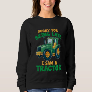Kids Tractor Boy Farm Lifestyle Dirt Makes Me Cute Sweatshirt