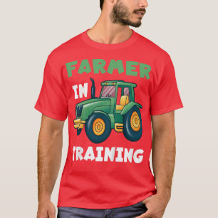 Kids Tractor Boy Future Farmer In Training  T-Shirt