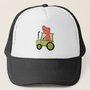 Kids Tractor with Trex Farmer Trucker Hat