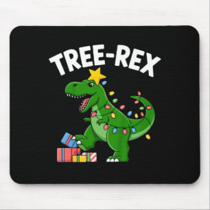 Kids Tree-rex Christmas Dinosaur T-rex Shirt Toddl Mouse Pad