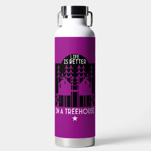 Kids Treehouse Back To School Boy Water Bottle
