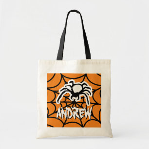 Kids trick or treat tote bag for Halloween party