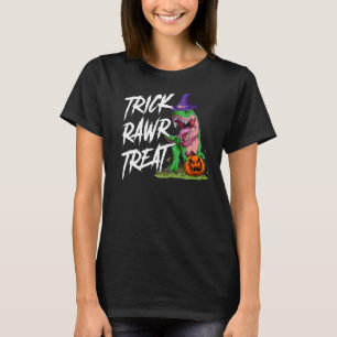 Kids Trick Rawr Treat Dinosaur Skull Halloween Ki T-Shirt