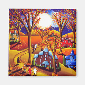 Kids Trick Treat Halloween magnet
