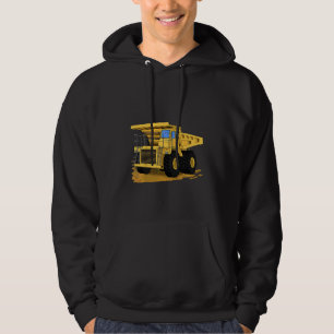 Kids Truck Driver Trucker Mining Truck Kids Hoodie