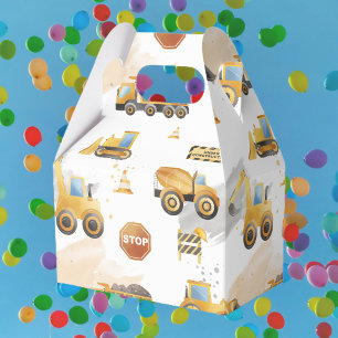 Kids Trucks Pattern Favour Box