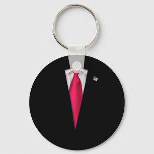 Kid's Trump Halloween Costume  Key Ring