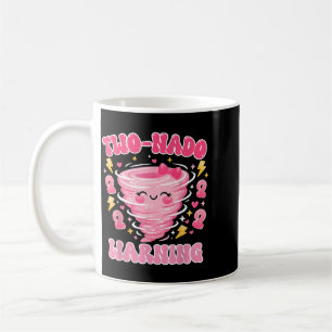 Kids Two-Nado Warning 2nd Birthday Girl Tornado Coffee Mug