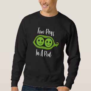 Kids Two Peas In A Pod Brother Sister Twins Match Sweatshirt