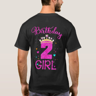 Kids Two Sweet Ice Cream For Birthday Girl 2nd Bir T-Shirt