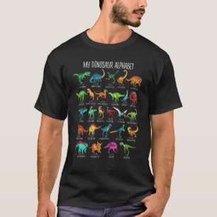 Kids Types Of Dinosaurs graphics my dinosaur alpha T-Shirt