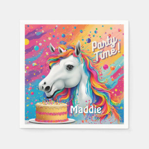 Kids Unicorn Party Napkins