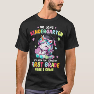 Kids Unicorn So Long Kindergarten Graduation Last T-Shirt