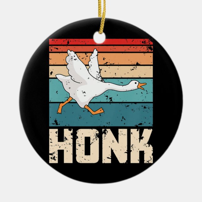 Kids Untitled Goose HONK Gamer  Ceramic Ornament (Front)