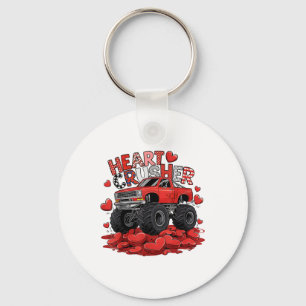 Kids Valentines Day Monster Truck Boys Toddler Cru Key Ring