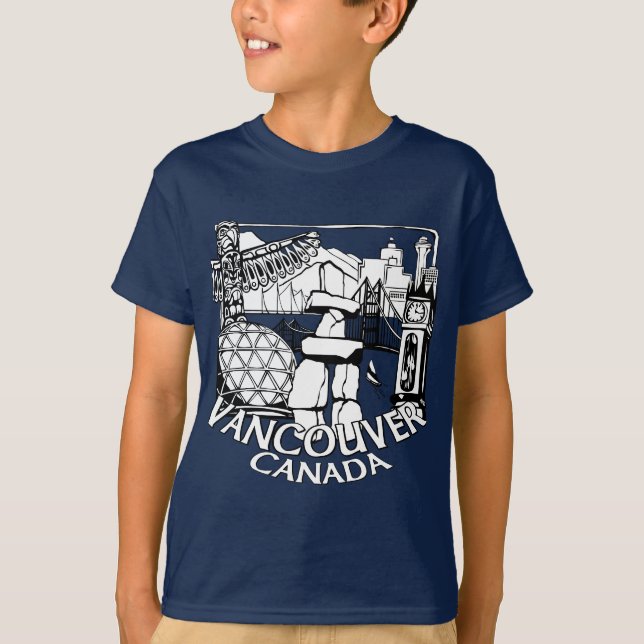 Kid's Vancouver T-shirt Organic Vancouver Shirt (Front)