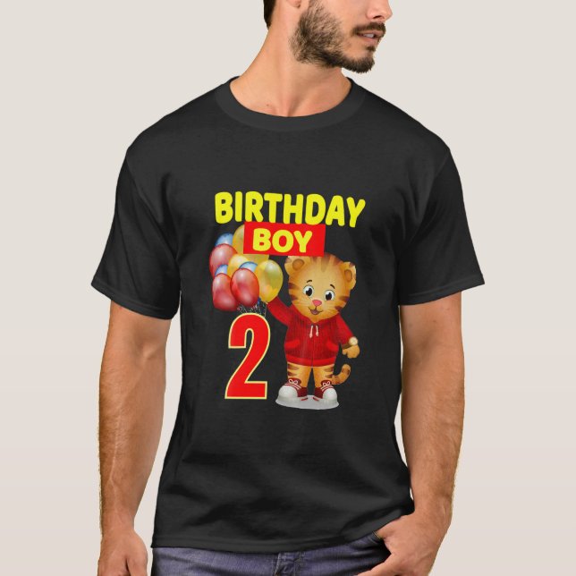 Kids Vebyhogh - Daniel Tiger 2 Yr Old Toddler Birt T-Shirt (Front)