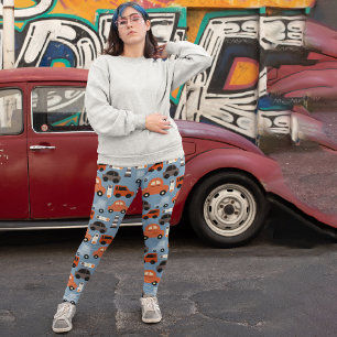 Kids Vehicles Capri Leggings