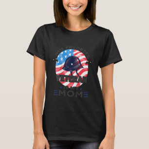 Kids Veteran Mum Proud Son Kids Veterans Day US Ve T-Shirt